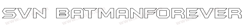 SVN BatmanForeverAl字体转换